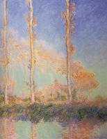 Monet, Claude Oscar - Les Peupliers, trois arbres roses, automne, Translated title: Poplars